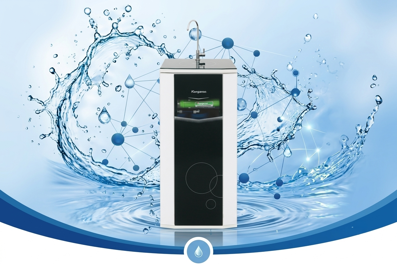Máy lọc nước RO Kangaroo KG109A VTU 9 lõi chính hãng