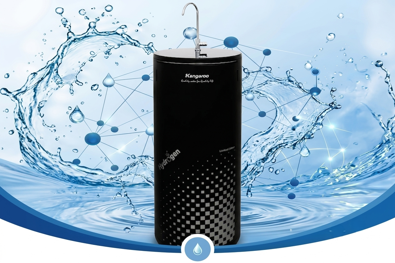 Máy lọc nước RO Hydrogen Kangaroo KG100HC 10 lõi